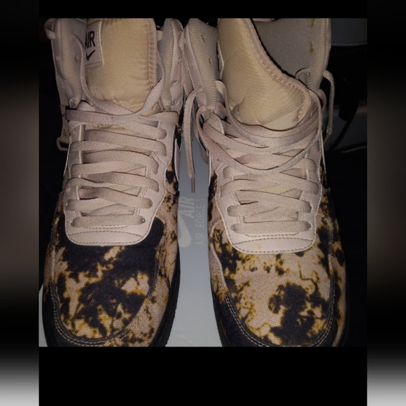 Nike Air Force High Acid Wash 11 Rare. - Picture 2 of 6